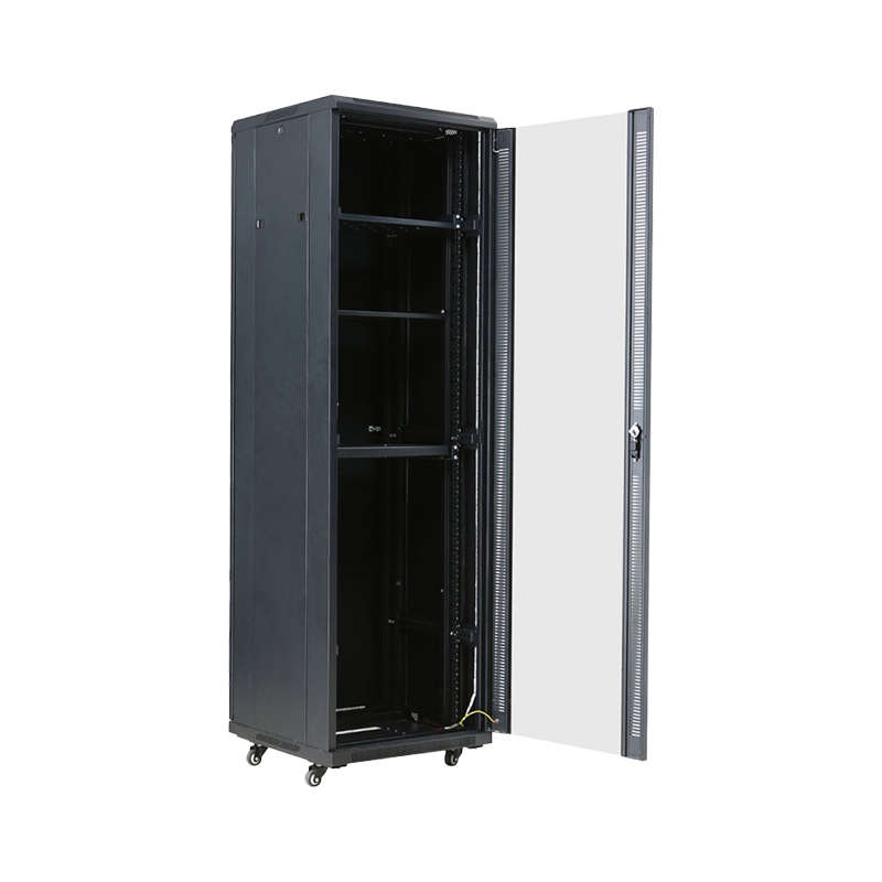 42 standing server rack with temper glass door